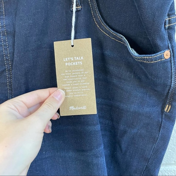 NEW Madewell 9" Mid-Rise Skinny Jeans Larkspur 1X/2X - Picture 7 of 12